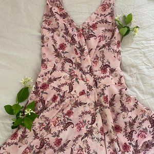Haute Hippie Pink Floral Dress